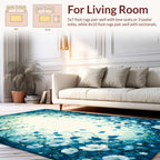 Enchanted Forest Floral Nature Rug