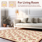 Antique Floral Vine Pattern Rug