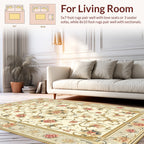 Floral Vine Border Ornament Rug