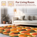 Art Deco Style Fan Pattern Rug
