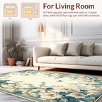 Whimsical Floral Vine Butterflies Rug