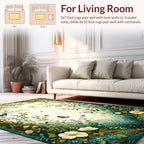 Enchanted Forest Butterfly Garden Rug