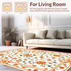 Intricate Floral Garden Pattern Rug