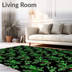 Evergreen Berry Botanical Foliage Rug