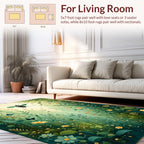 Enchanted Forest Woodland Creatures Rug