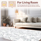 Vine And Leaf Patterned Rug