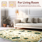 Whimsical Bees and Flowers Garden Design Rug