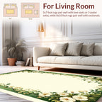 Vine Botanical Floral Garden Rug