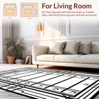 Bold Lines With Subtle Accents Design Rug