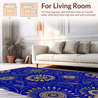 Bold Floral Vine Pattern Design Rug