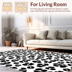 Bold Spotted Organic Pattern Rug