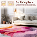 Soft Wavy Gradient Abstract Design Rug