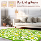 Lush Greenery Citrus Pattern Rug