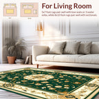 Ornate Floral Garden Pattern Rug