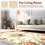 Vintage Floral Garland Pattern Rug