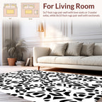 Bold Abstract Organic Pattern Rug