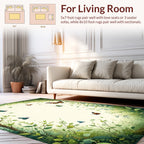 Enchanted Forest Butterfly Meadow Rug