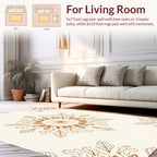 Ornate Mandala Floral Pattern Rug