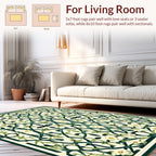 Intricate Floral Vine Lattice Design Rug