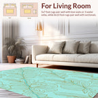 Leafy Branch Thin Line Aura Design Rug