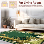 Enchanted Forest Woodland Birds Pattern Rug