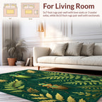 Emerald Insects Botanical Fantasy Rug