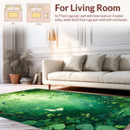 Enchanted Forest Butterfly Design Rug