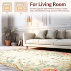 Spring Blossom Vine Floral Pattern Rug