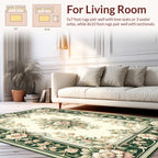 Classic Floral Meadow Garden Design Rug