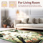 Nature Birds And Blossoms Pattern Rug
