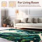 Mystical Cosmic Geometric Landscape Rug