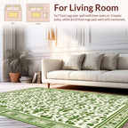 Intricate Floral Vine Pattern Rug