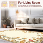 Art Nouveau Vine Leaf Pattern Rug