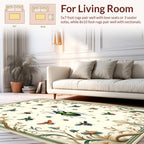 Nature Insect Floral Tapestry Pattern Rug