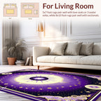 Celestial Sunburst Cosmic Design Rug