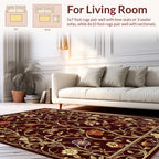 Regal Floral Vine Pattern Rug