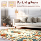 Classic Floral Swirls Rug Design Rug