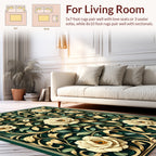 Art Nouveau Floral Pattern Rug