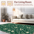 Viney Floral Pattern With Cream Accents Rug