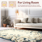 Floral Vine Branch Art Rug