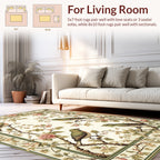 Vintage Birds and Blossoms Design Rug