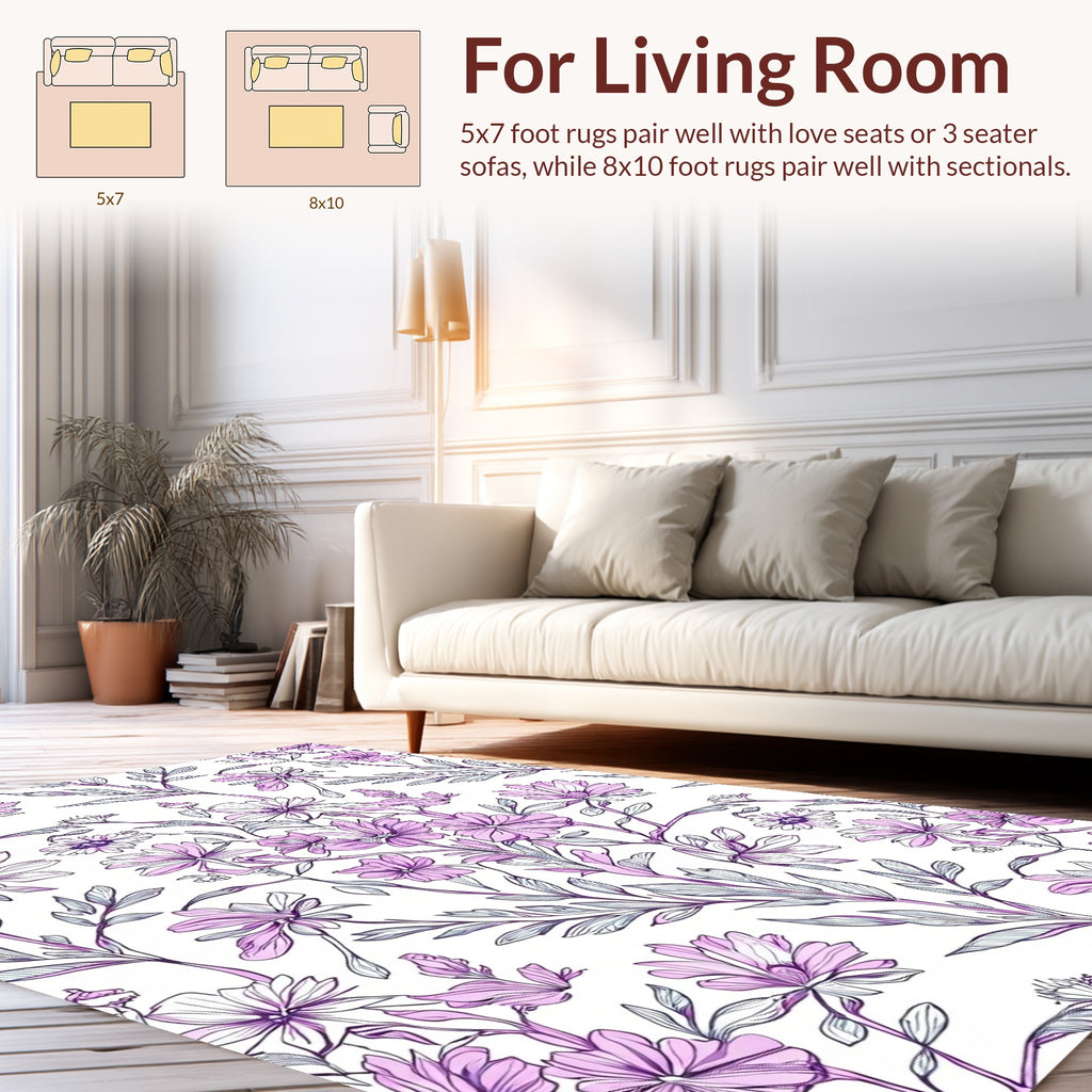 Vine With Floral Accent Rug