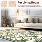 Vintage Garden Trellis Floral Rug