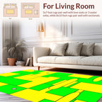 Bold Geometric Abstract Lines Rug