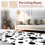 Bold Polka Dot Splash Design Rug