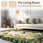 Nature Birds And Roses Classic Design Rug