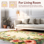Tropical Floral Vines With Exotic Charm Rug