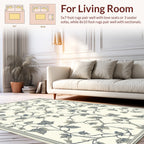 Vine With Leaf Pattern Rug