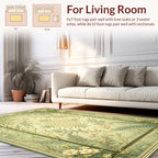 Ornate Floral Vine Pattern Rug