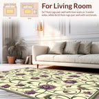 Vintage Floral Vines Pastel Rug